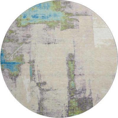 Premium Machine Washable Pirtle Abstract Rug