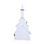 Église blanche blanche à DEL