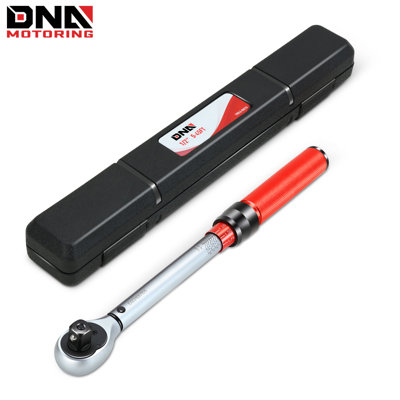 1/2" Drive 5-45 FT.-LB / 6.78-61 N.M Click Torque Wrench Set w/ Storage Case