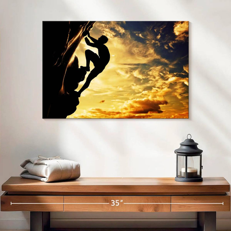 Sireci Free Climbing, 16" H x 24" W