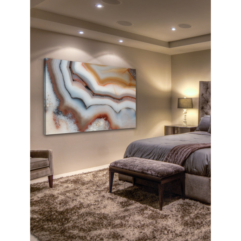 «Morganite», reproduction d'art sur toile tendue, H 40 po x l 60 po x P 1,5 po