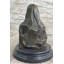 Statue buste en bronze de Leonardo Da Vinci par Valli sur base de marbre