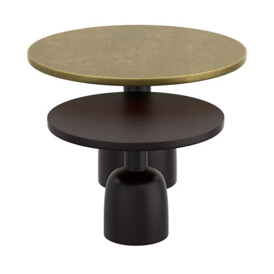 Griswalde 2 pc Cast Aluminum Coffee Table Set