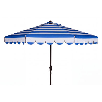 Parasol de marché Natalee de 108 po à bord festonné et à toit inclinable