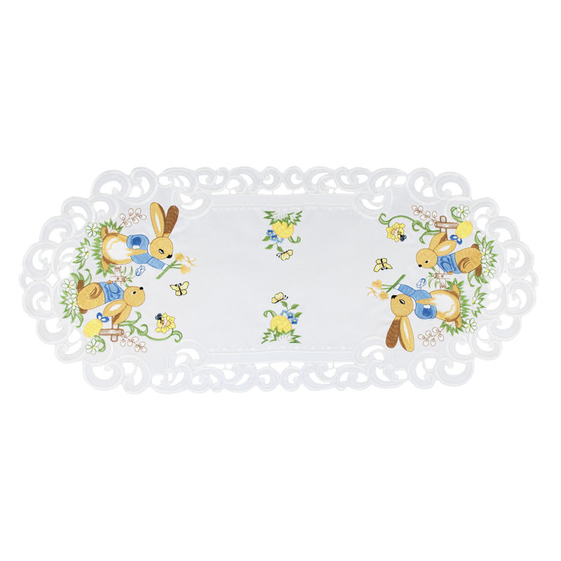 Chemin de table Lillimai, P 34 po x L 14 po