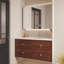 Armoire de salle de bain rétro simple-111070760