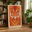 Tiger's Gaze Modern - Wrapped Canvas-445162642-445162646