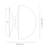 Glass LED Flush Mounted Sconce-1474188416