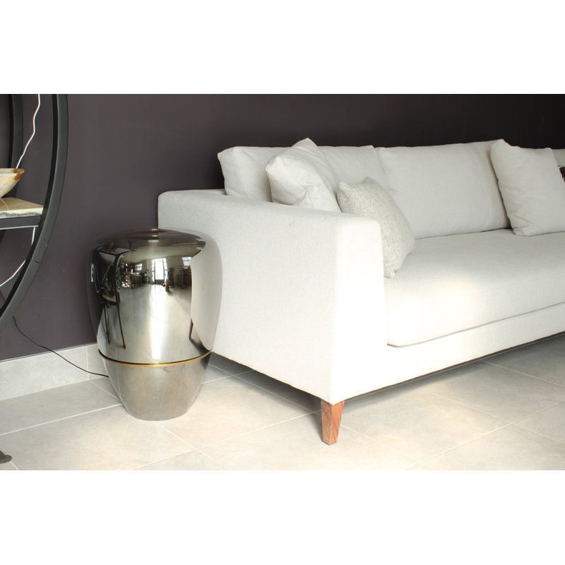 Lampe sur pied en verre fumé Dynasty