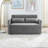 Araluen 55'' Velvet Convertible Sofa-1394462920