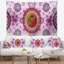 Tapisserie abstract rose psychédélique relaxing art-28495637