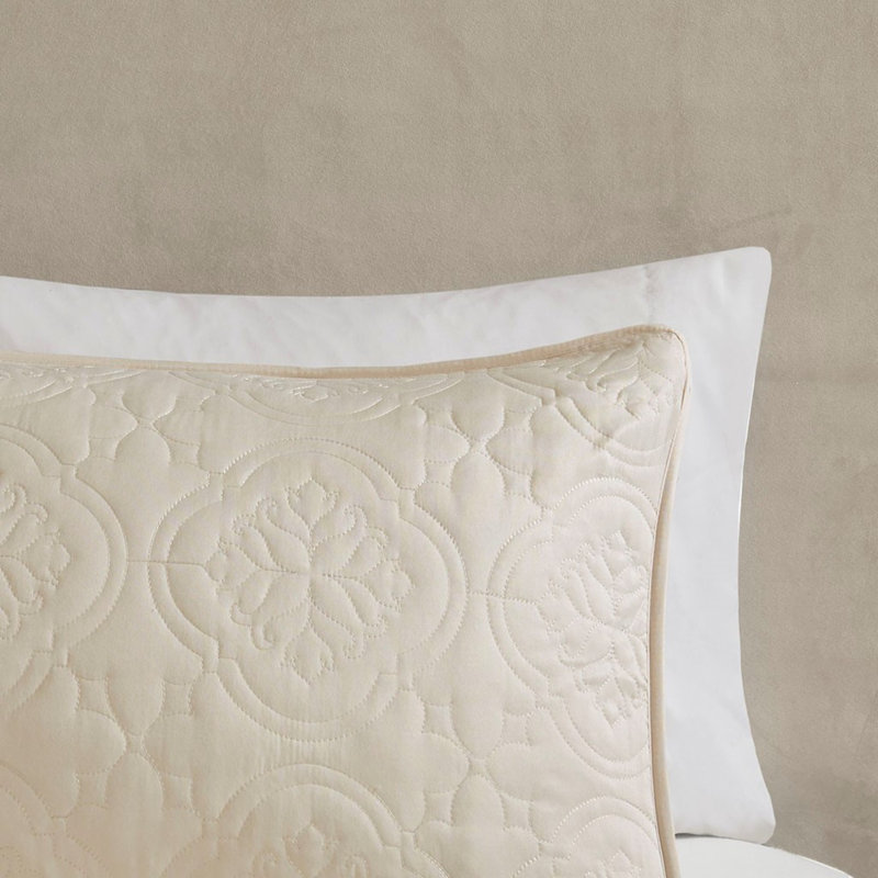Ensembles de literie en microfibre crème, conception réversible pour le confort de la maison