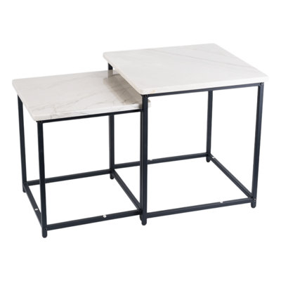 Table de bout blanche Macaubas
