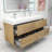 59'' Double Bathroom Vanity with Top-644986030