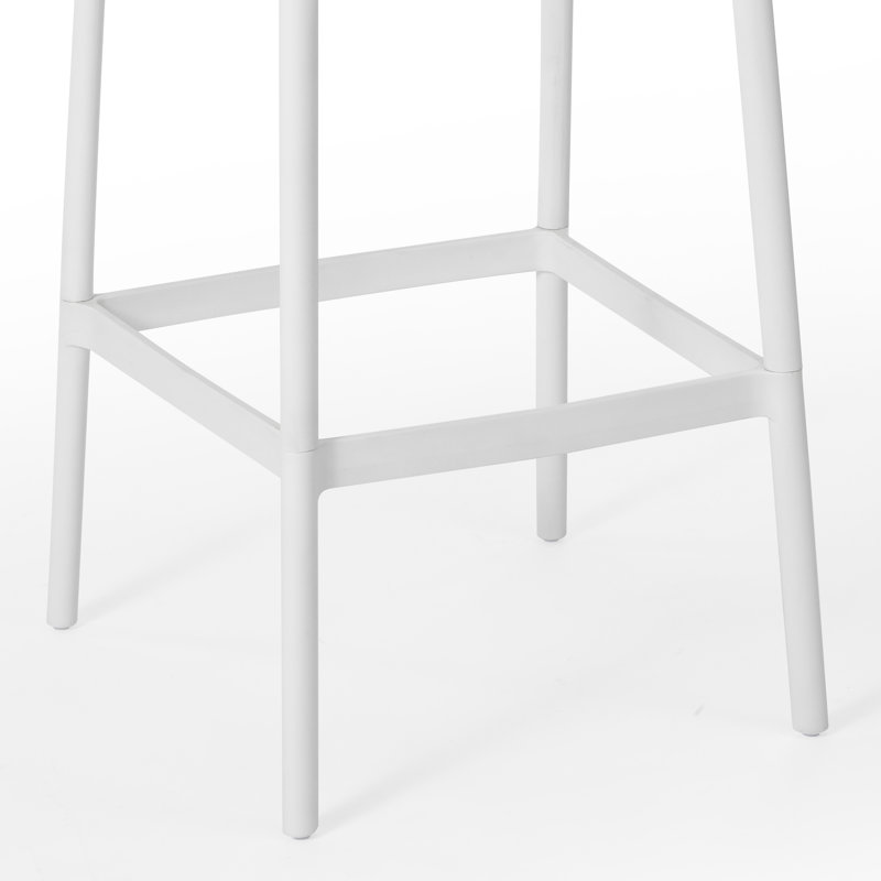 Tabouret de bar 29,5 po, Blanc