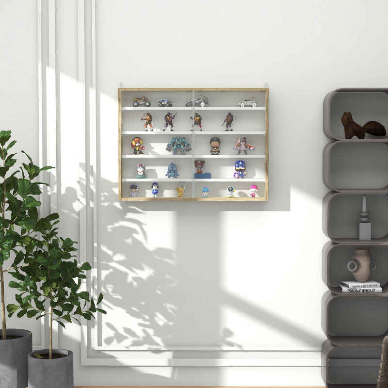 Wall Shelf, Brown/White