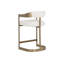 Beaumont Upholstered Bar Stool with Metal Frame