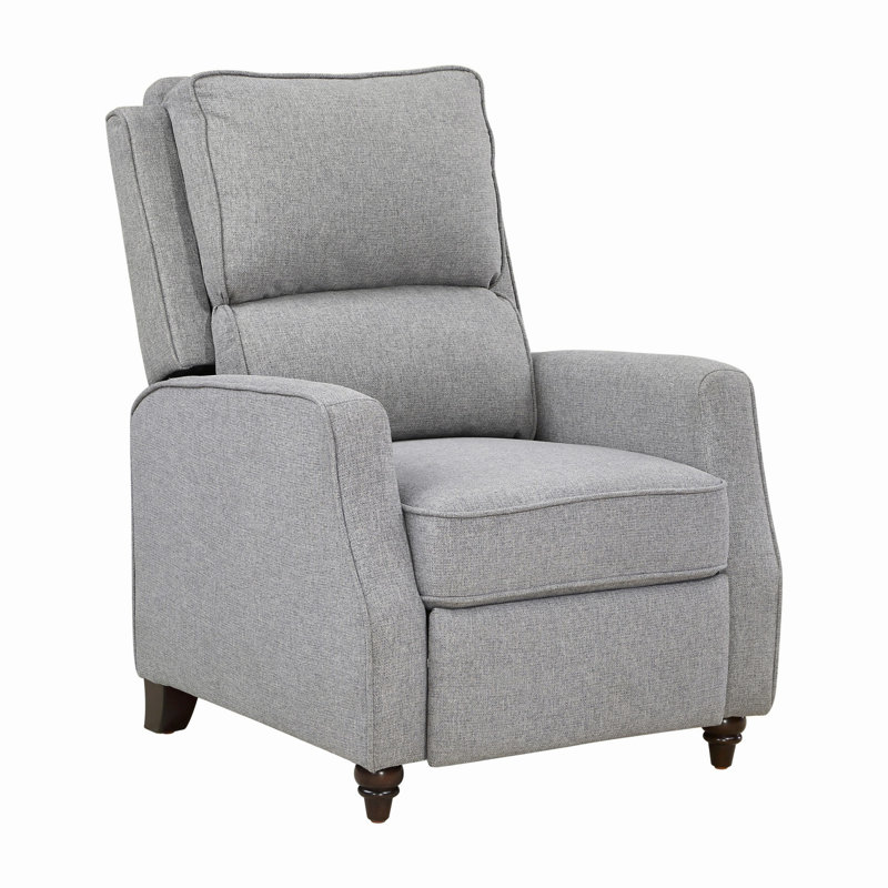 Fauteuil inclinable rembourré pour le bureau et la maison, Gris