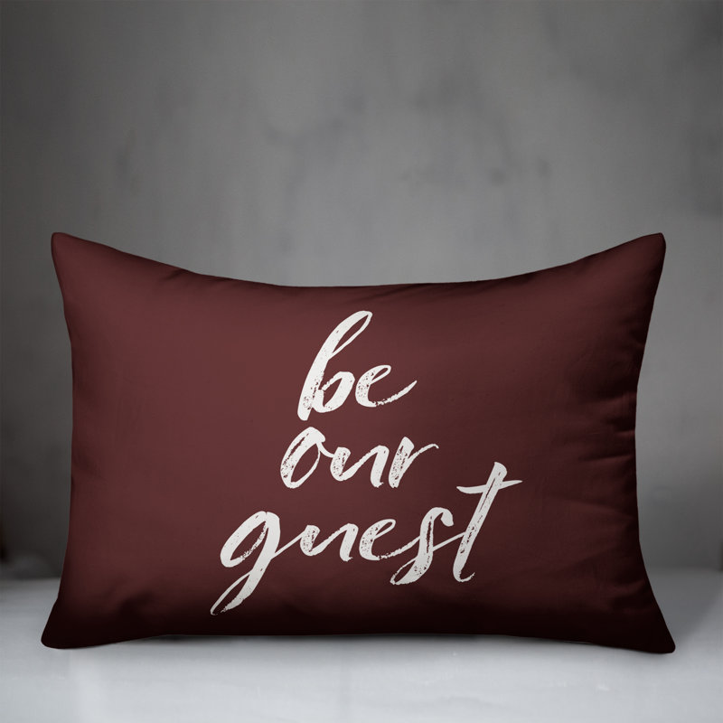Coussin décoratif intérieur / extérieur en polyester , Marron, H 18 po x l 25 po