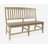Averie Extendable Pine Solid Wood Top Trestle Base Dining Set