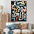 Black Floater Framed