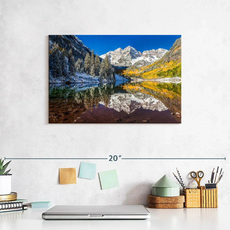 Alvord Majestic Maroon Bells, H 8 po x l 12 po