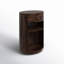 Aviel Drum End Table with Storage