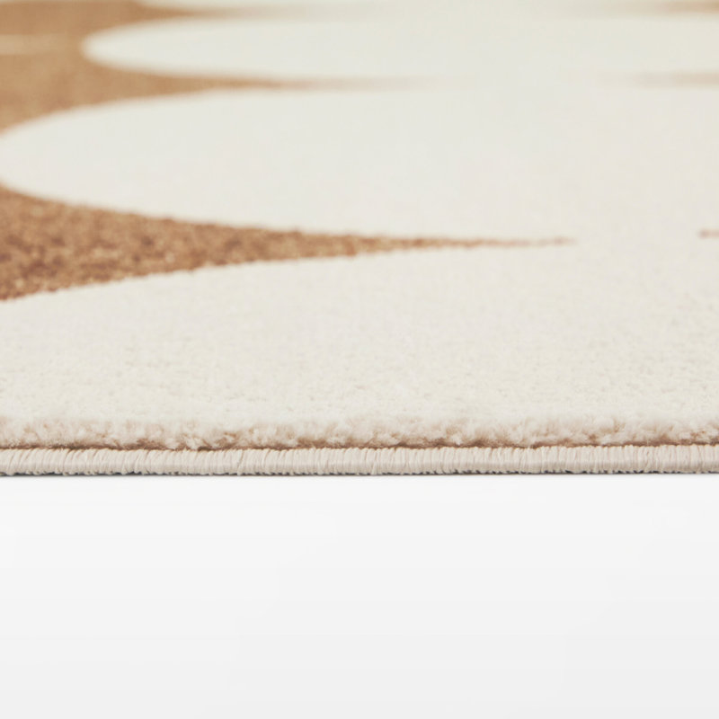 Heintz Grey Retro Geometric Area Rug, Rectangle 7'10" x 10'