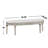Curved Fabric Upholstered Bench