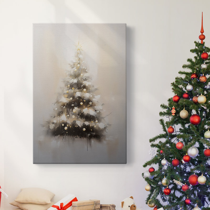 Art des Fêtes de Noël - Toile tendue avec châssis - Série 2-CXVI, H 60 po x l 40 po