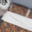 Ensemble de housse de couette en microfibre brun 3 pièces