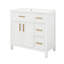 Ensemble de meuble-lavabo simple 36 po avec 3 tiroirs et portes, meuble-lavabo simple 36 po-114222149