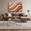 Gradient abstrait 73, art mural sur toile brune-53194415