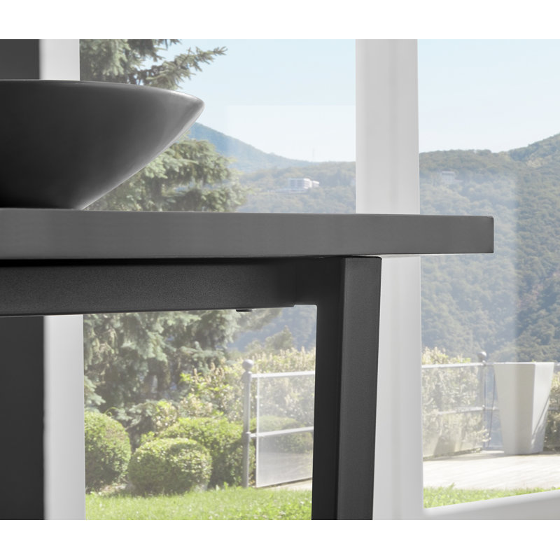 Industrial Design White & Grey Marble Effect Melamine Dining Table Set with 2 Button Velvet Chairs