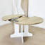 Table de salle à manger pour table de ferme ovale extensible 59 x 43 po