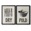 Vintage Laundry II - Ensemble de 2 encadrements d'art textuel sur toile-1382886361-1382886340