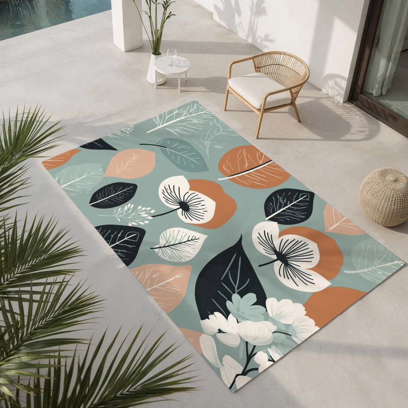 Tapis intérieur et extérieur Rustic Haven, Rectangulaire 8 pi x 10 pi