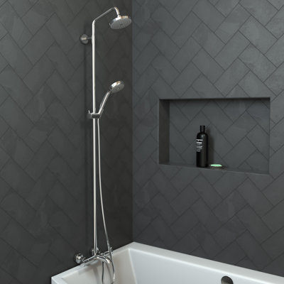 Croma Thermostatic Complete Shower System