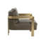 Faux Leather Accent Chair