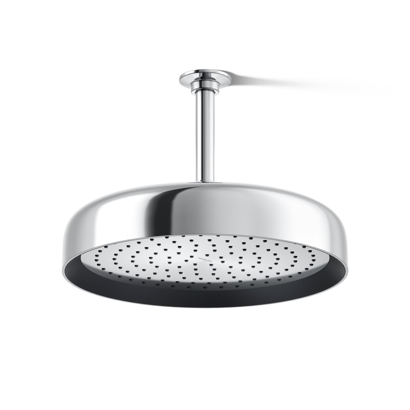 Statement 1.75 GPM Round 12 in. Rainhead with Katalyst Air-Induction Technology, Polished Chrome