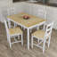Orrstown 4 -Person Pine Solid Wood Dining Set-741211477