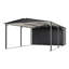 Structure de rangement moderne pour abri d'auto