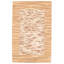 Tapis brun / beige en cuir de vache rectangulaire patchwork fait à la main 5 pi x 8 pi Patchwork