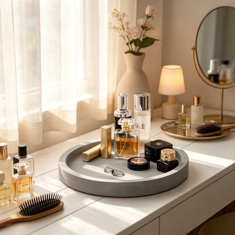 Plateau de meuble-lavabo rond Modern