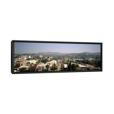 «Buildings in a City, Hollywood, City of Los Angeles, California», reproduction de photo sur toile