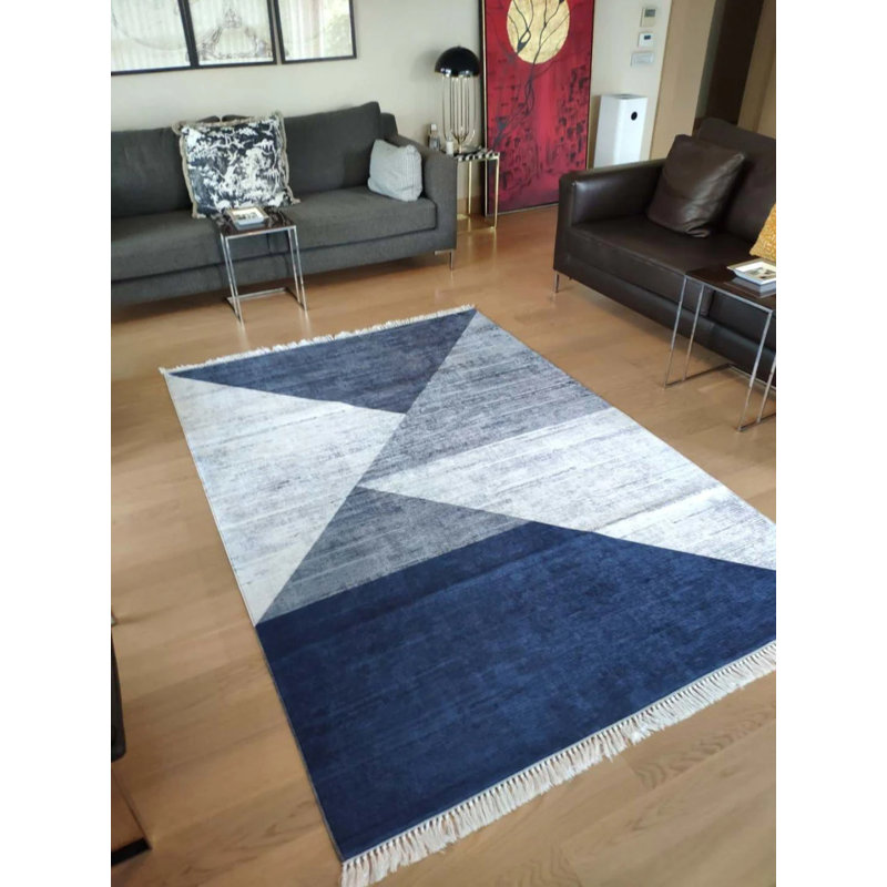 Tapis Maryemma avec envers antidérapant, Carré 5 pi 3 po