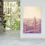 Pastel Big Ben London Dreamy Vintage Abstract Architecture City Wall Art Print-135133745