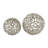 Marqual Aluminum Metal Decorative Orbs & Vase Filler with Open Lattice Work Set-409929439