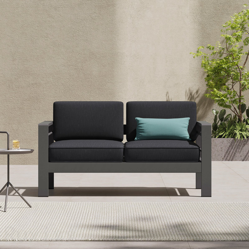Patio Cape Coral Loveseat Grey