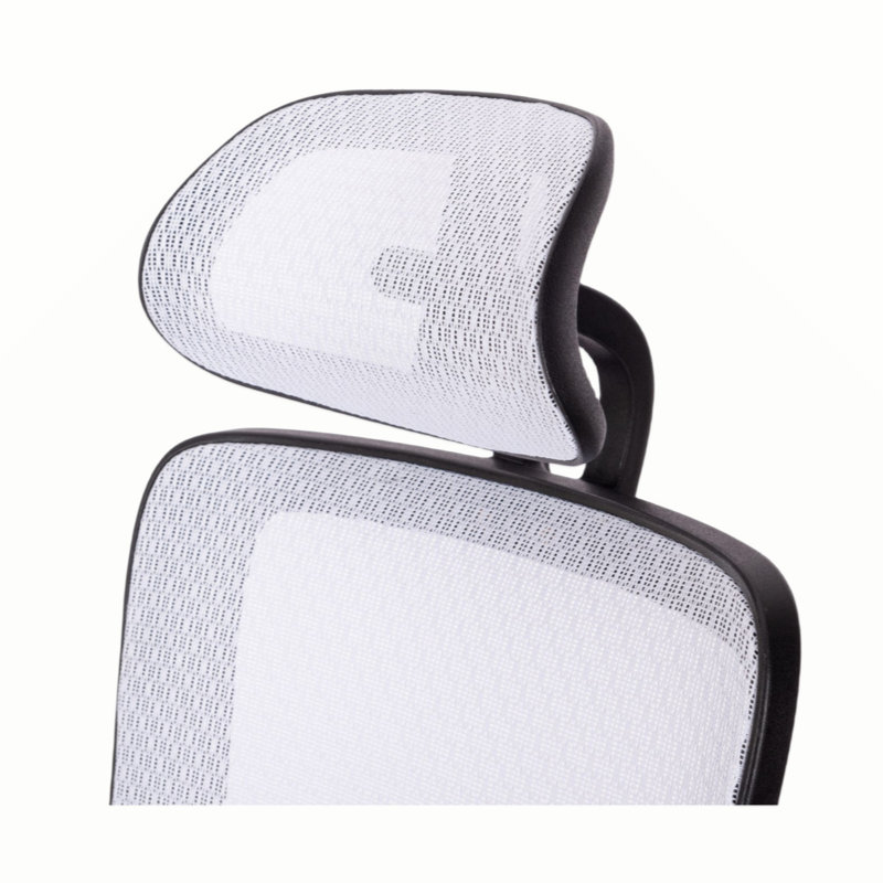 Fauteuil de bureau Ergo Mesh, Blanc, Clair